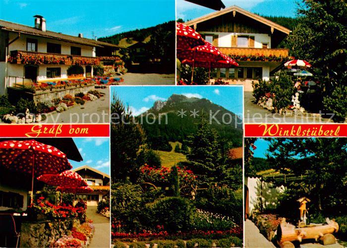 Winkl Fischbachau Cafe Winklstueberl Garten Brunnen