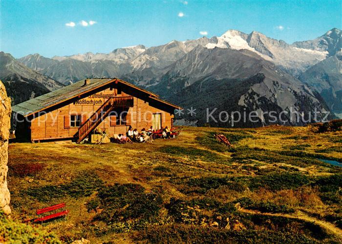 Steinach Brenner Tirol Liftrestaurant Noesslachjoch Blick gegen Olperer Zillerta