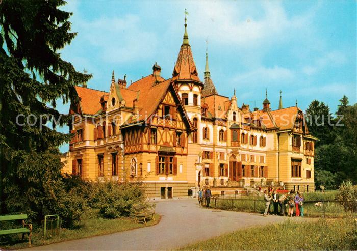 Zamek Lesna Gottwaldov Zlin CZ Byvale feudalni sidlo postaveno Dnes muzeum pozdn