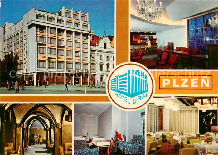 Plzen Pilsen CZ Hotel Ural Gastraeume Bar