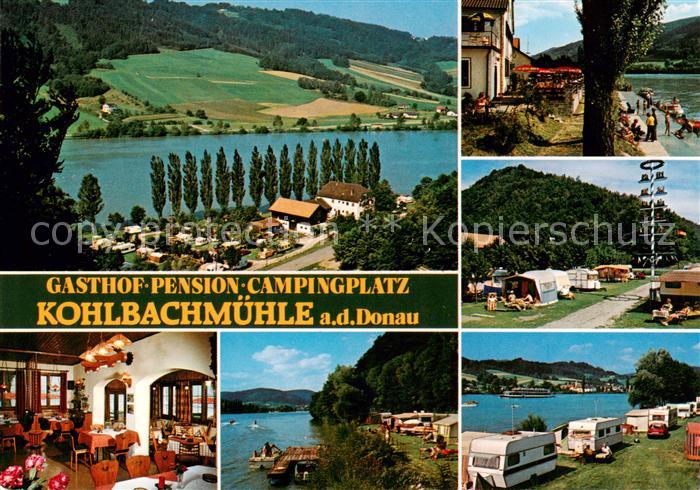 Untergriesbach Niederbayern Gasthof Pension Campingplatz Kohlbachmuehle Donaupar