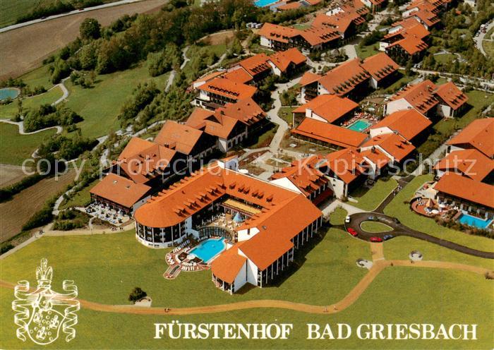 Bad Griesbach Rottal Hotel Fuerstenhof mit Kurgebiet Fliegeraufnahme