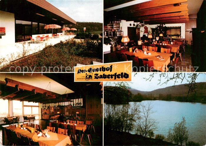 Zaberfeld Cafe Restaurant See Gasthof Zaberfeld Gastraeume Seepartie