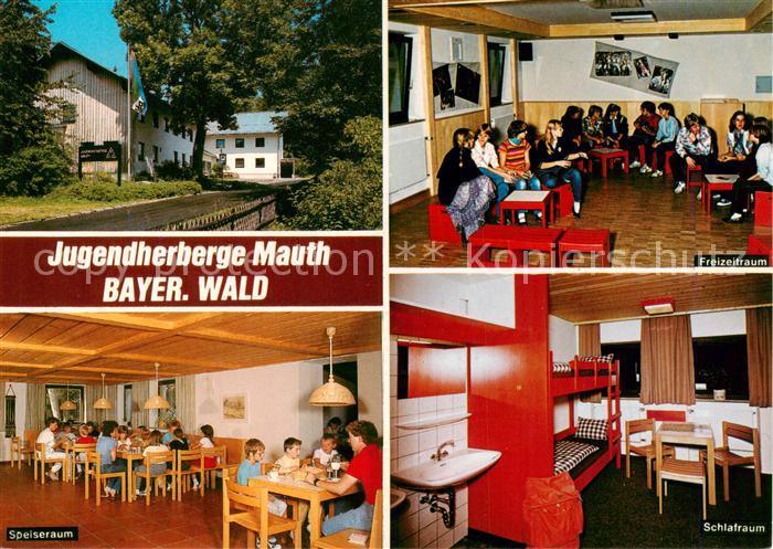 Mauth Niederbayern Jugendherberge Mauth Freizeitraum Speiseraum Schlafraum