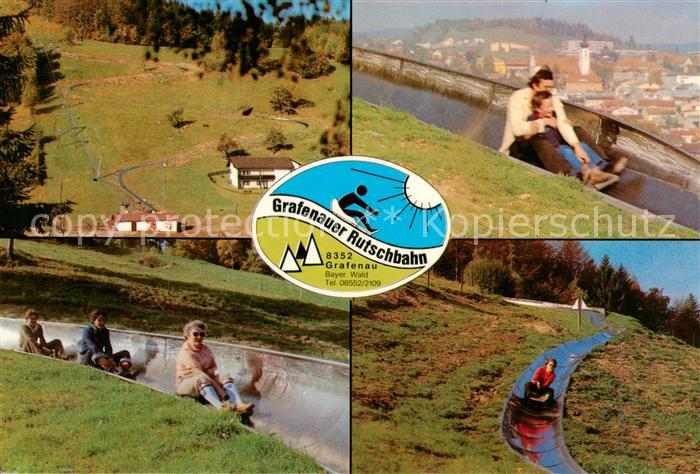 Grafenau Niederbayern Panorama Grafenauer Rutschbahn