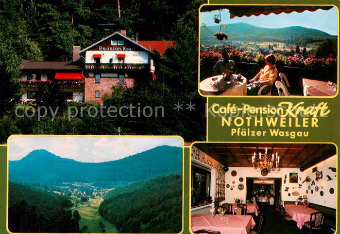 Nothweiler Cafe Pension Kraft Terrasse Gaststube Panorama