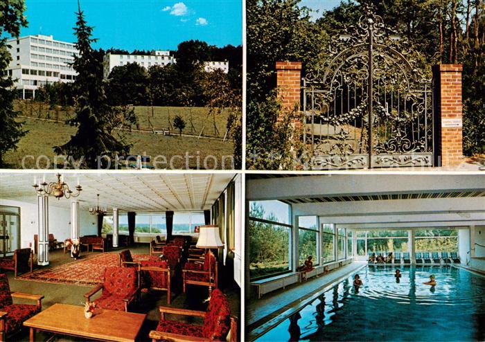 Bad Kissingen Deegenbergklinik Eingangsportal Speiseraum Hallenbad