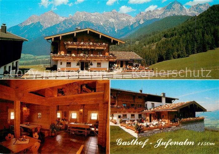 Maria Alm Steinernen Meer AT Gasthof Jufenalm Gastraum Terrasse
