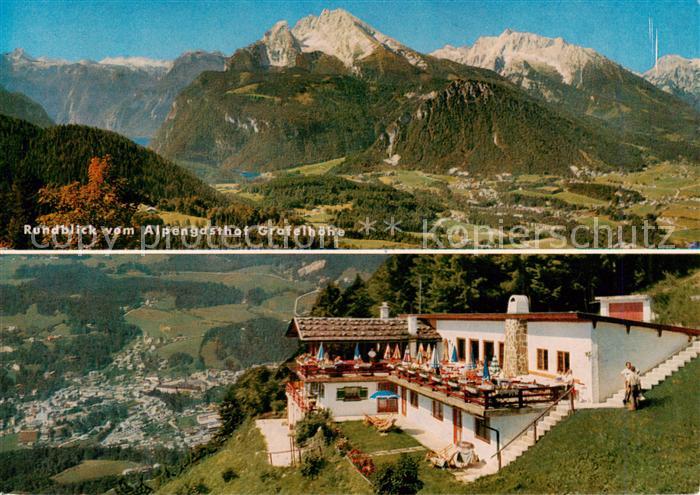BERCHTESGADEN Bayern Panorama Gasthaus Cafe Graflhoehe
