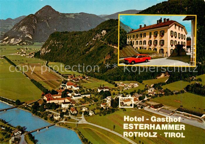 Rotholz Tirol Hotel Gasthof Esterhammer Fliegeraufnahme