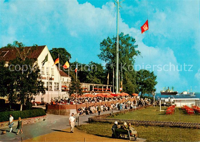 Schulau Wedel Faehrhaus Cafeterrasse