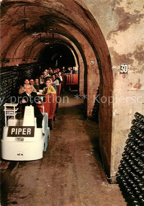 Reims 51 Champagne Piper Heidsieck Nos caves sont ouvertes aux visiteurs