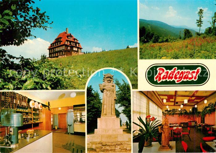 Radegast Beskydy CZ Hotel Radegast Pohled k Radhosti z Pusteven Hala Socha Radeg