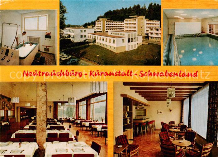 Neutrauchburg Kuranstalt Schwabenland Bad Hallenbad Speisesaal Bar