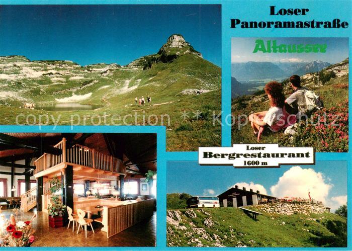 Altaussee Steiermark AT Panorama Loser Bergrestaurant Rezeption