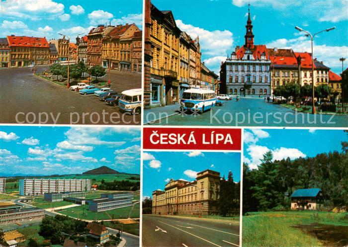 Ceska Lipa Boehmisch Leipa CZ Orts und Teilansichten