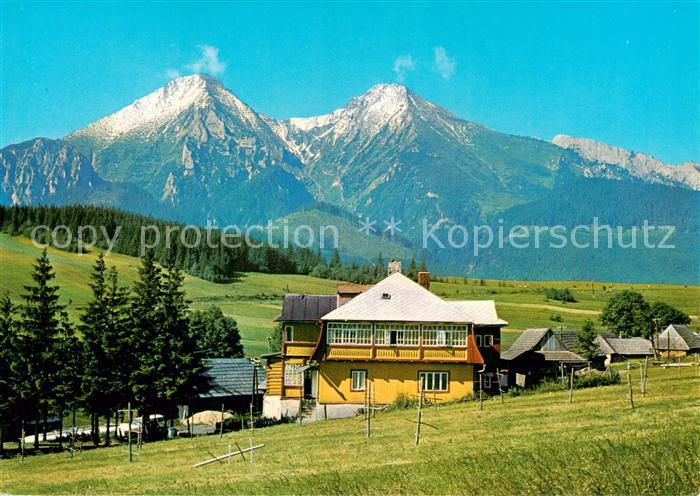 Zdiar Vysoke Tatry SK Turisticky hotel Zdiaranka V pozadi Zdiarska a Havran