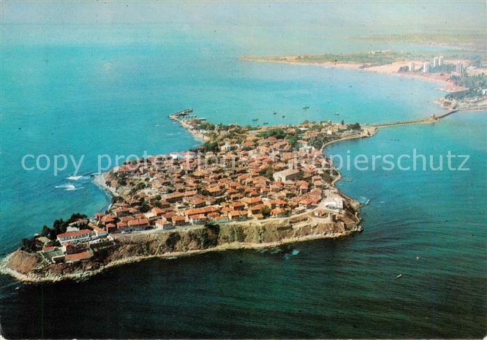 Nessebar Nessebyr Nessebre BG Altstadt Fliegeraufnahme