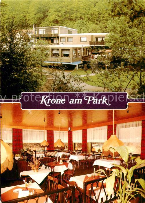 Wieda Hotel Krone am Park Gastraum