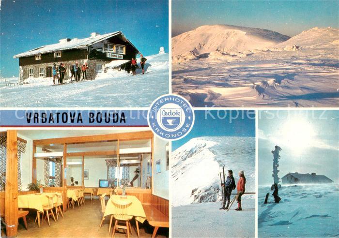 Vrbatova Bouda Krkonose CZ Interhotel Krkonose Gaststube Panorama Stimmungbild