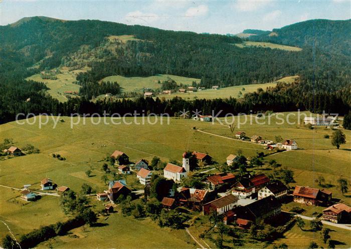 Scheffau Lindenberg Allgaeu Fliegeraufnahme