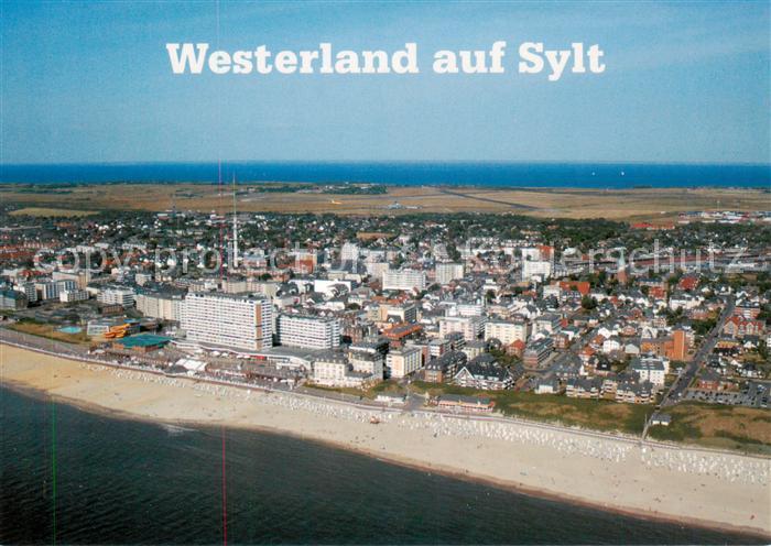Westerland Sylt Fliegeraufnahme