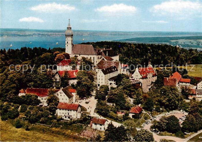 Kloster Andechs am Ammersee Fliegeraufnahme