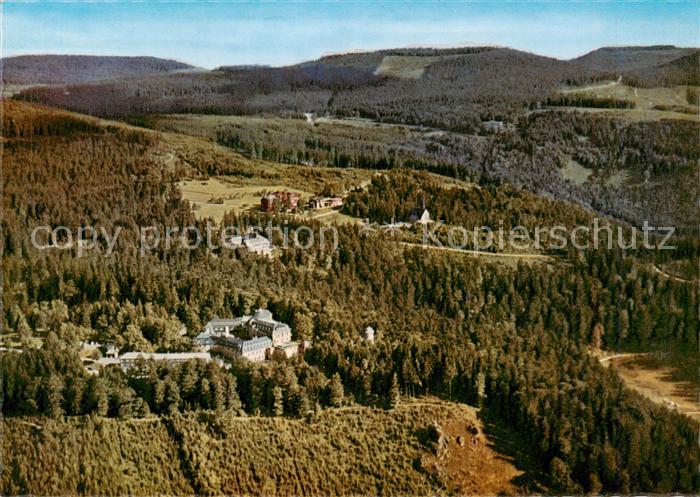 Buehl Baden Schloss Buehlerhoehe mit Sanatorium Plaettig und Maria Frieden Flieg