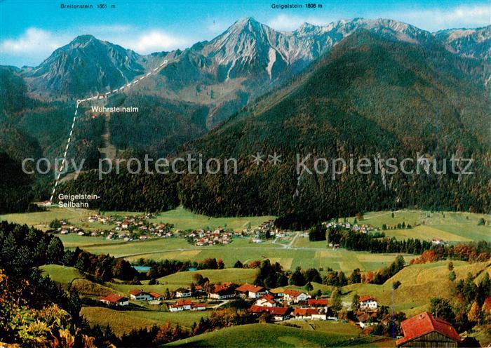 Ettenhausen Schleching am Geigelstein Fliegeraufnahme