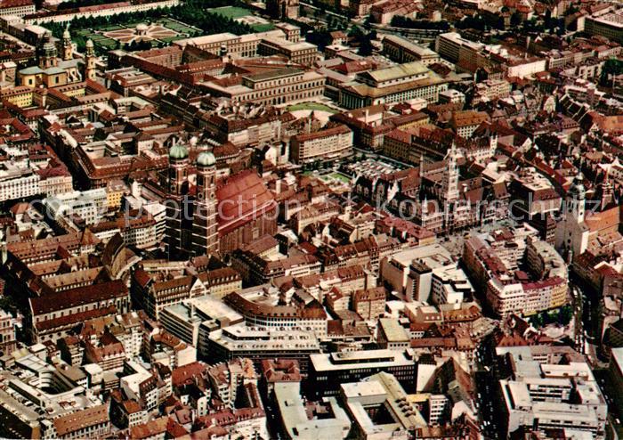 Muenchen Bayern City Fliegeraufnahme
