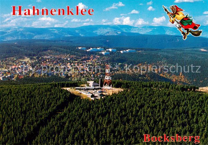 Hahnenklee-Bockswiese Harz Fliegeraufnahme mit Bocksberg Bergstation
