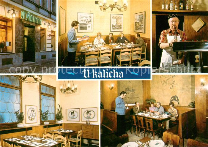 Praha Prahy Prague Restaurace U Kalicha Gastraeume