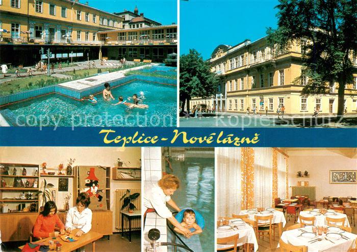 Teplice  Teplitz-Schoenau CZ Nove Lazne Teilansichten