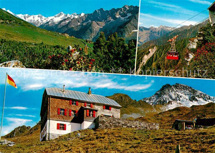 Edelhuette 2238m Zillertal Tirol AT mit Ahornspitze Stillup Gr Loeffler Ahornbah