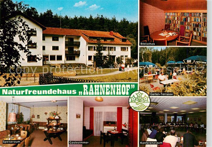 Hertlingshausen Naturfreundehaus Rahnenhof Bibliothek Speiseraum Gaestezimmer Ga