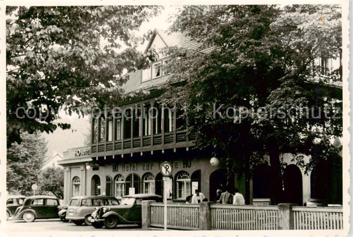 Sitzendorf Thueringen HO Hotel zur Linde