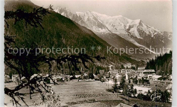 Chamonix 74 Haute-Savoie Vue panoramique Argentières Mont Blanc Glacier des Boss