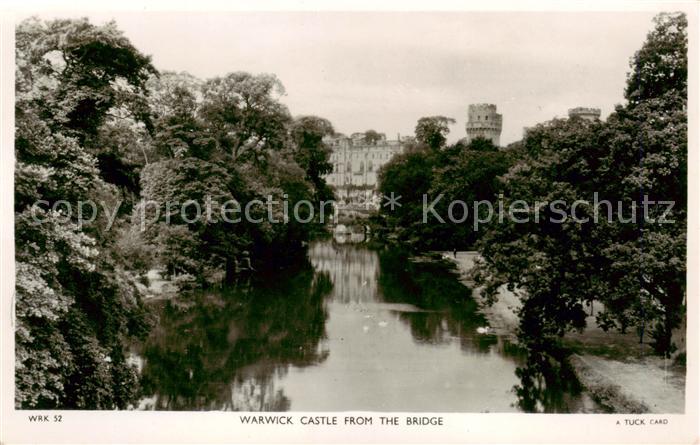 Warwick  Castle UK from the Bridge