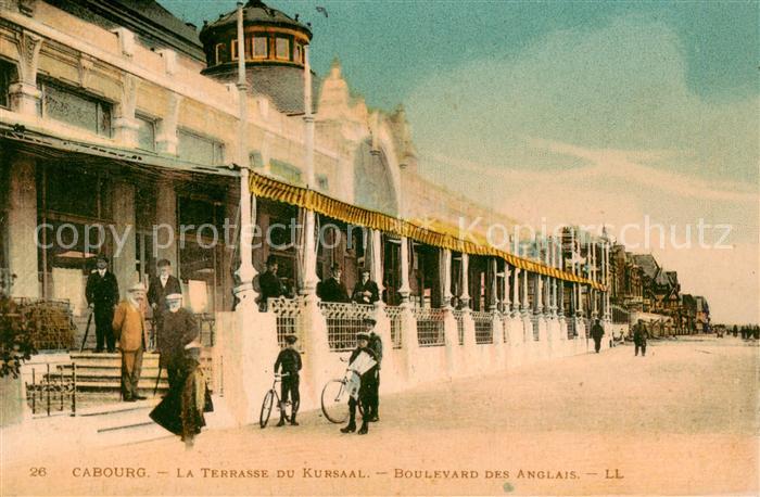 Cabourg 14 Calvados La Terrasse du Kursaal Boulevard des Anglais