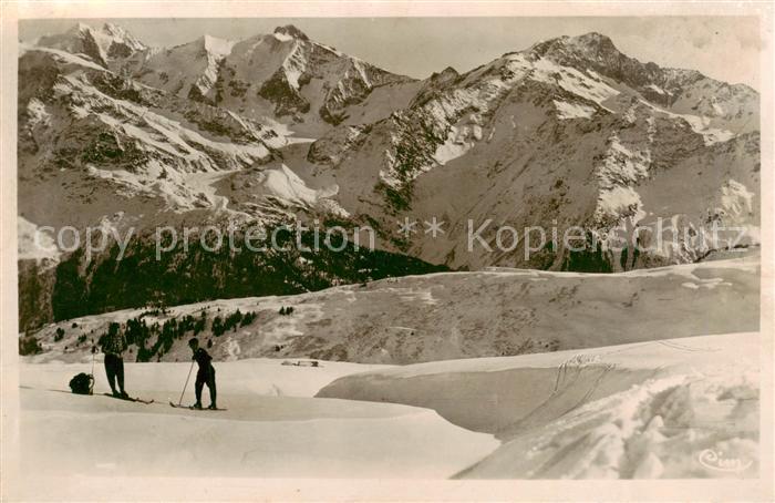 Les Contamines-Montjoie 74 Haute-Savoie Le Plateau de Montjoie et le Glacier Tre