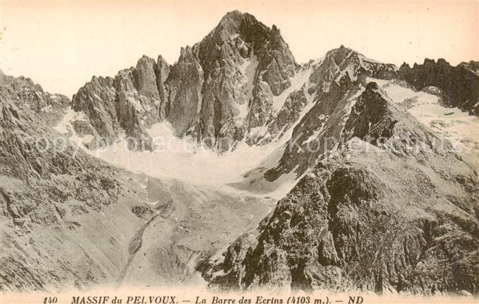 Massif du Pelvoux Montagne 05 Hautes-Alpes La Barre des Ecrins
