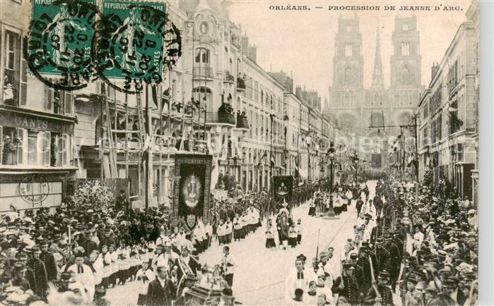 Orleans 45 Loiret Procession de Jeanne d Arc