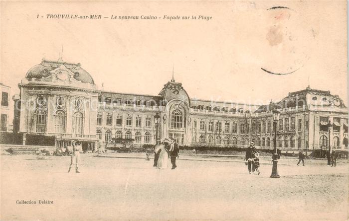 Trouville-sur-Mer Le nouveau Casino Facade sur la Plage
