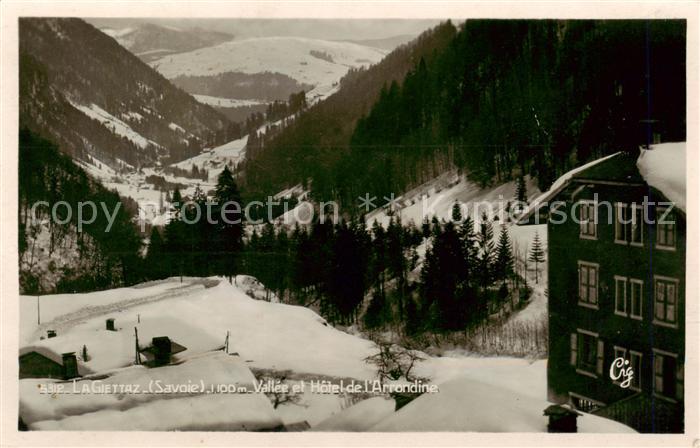 La Giettaz 73 Vallee et Hotel de l'Arrondine
