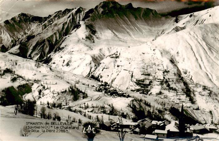 St-Martin-de-Belleville 73 Savoie Le Chatelard la Gitte la Dent
