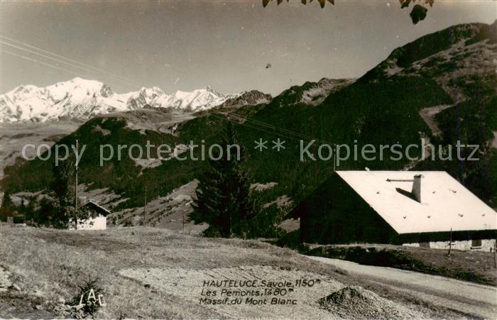 Hauteluce 73 Savoie Les Pemonts Massif du Mont Blanc