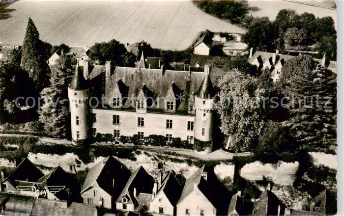 Montresor Le Chateau Vue aerienne