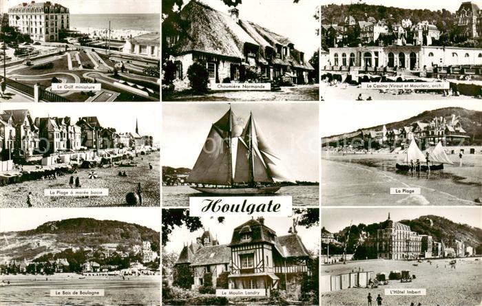 Houlgate 14 Calvados Le Golf miniature Chaumiere Normande Le Casino La Plage a m