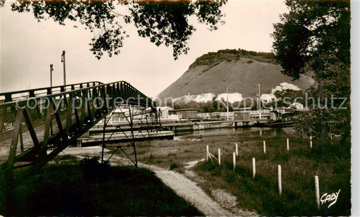 Amfreville-sous-les-Monts 27 Eure La Passerelle et la Cote des Deux Amants