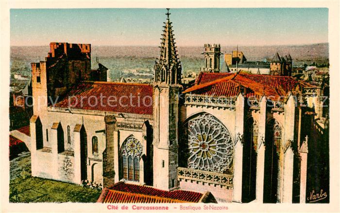 Carcassonne 11 Aude Basilique St Nazaire